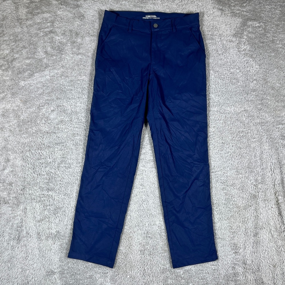 32 Degrees Cool Mens Stretch Performance Pants Navy Blue W30 L29 T2413783